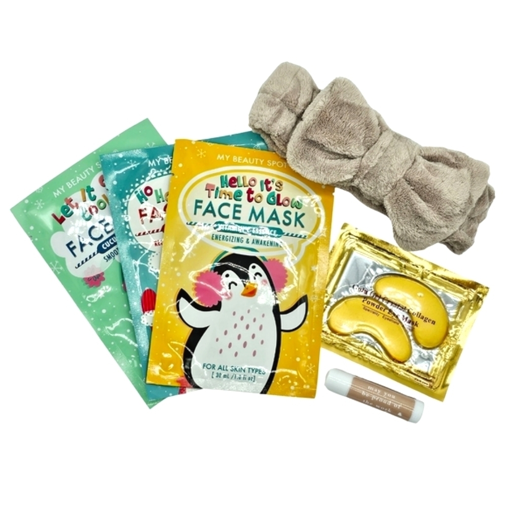 Beauty Bliss Gift Set Self Care Moisturize Rejuvenate Holiday Face Mask Winter